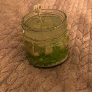 White Eucalyptus scented gel candle